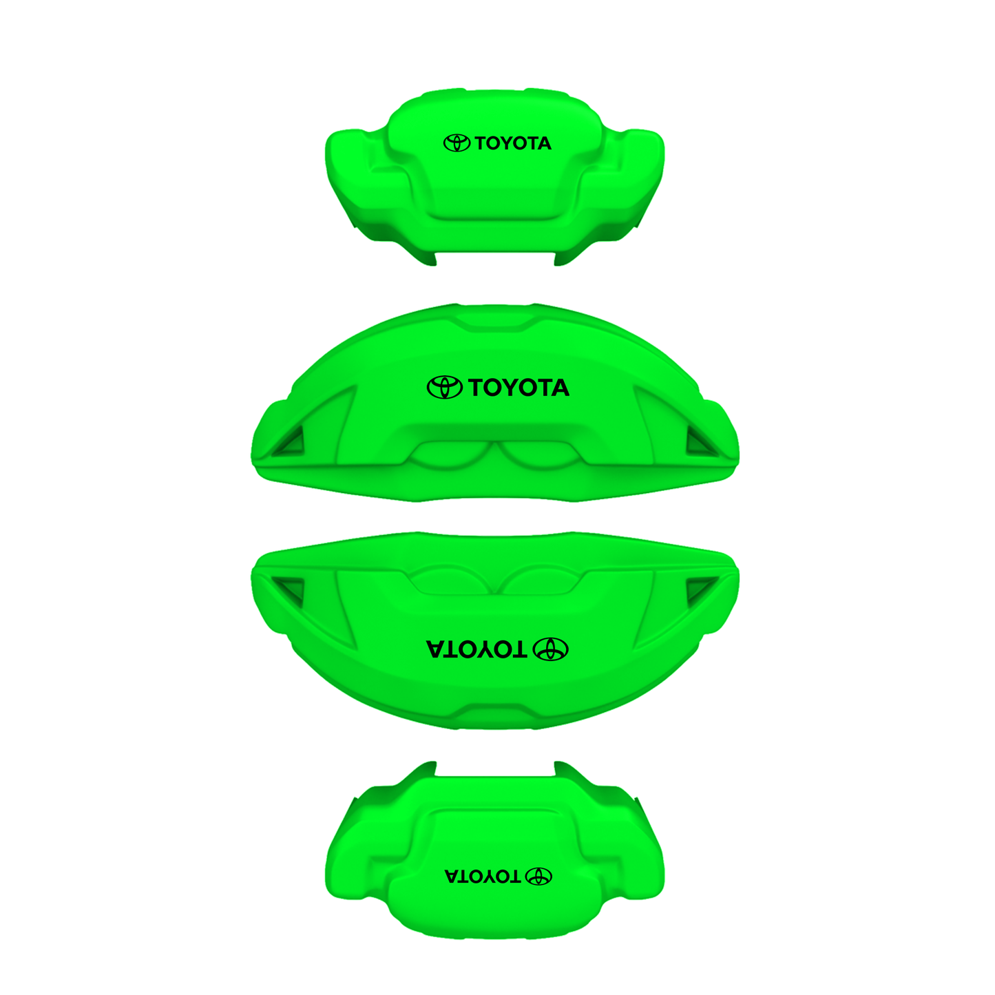 Toyota Caliper Covers – Green Color – Custom Fit