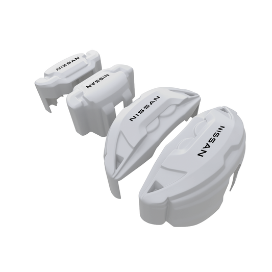 Nissan Caliper Covers – White Color – Custom Fit