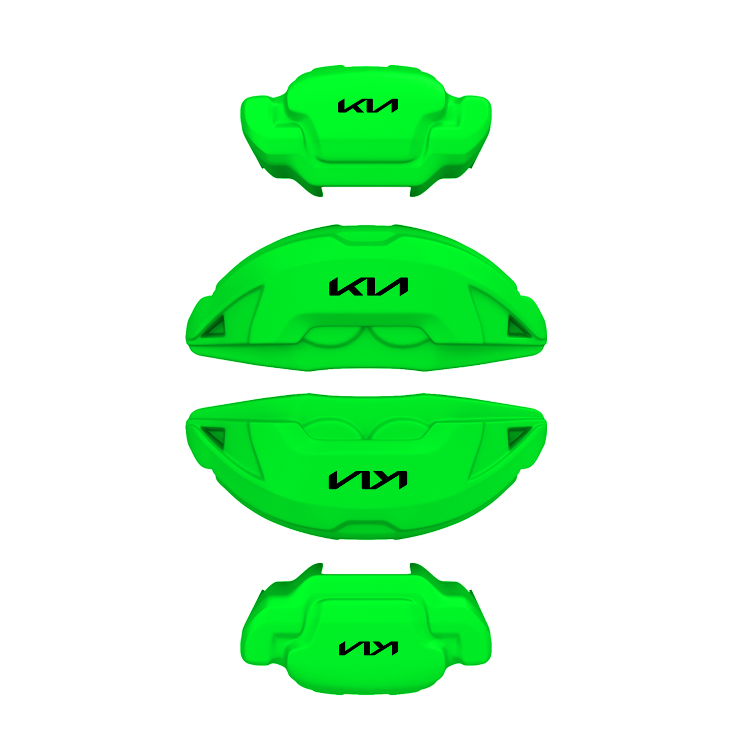 Kia Caliper Covers – Green Color – Custom Fit