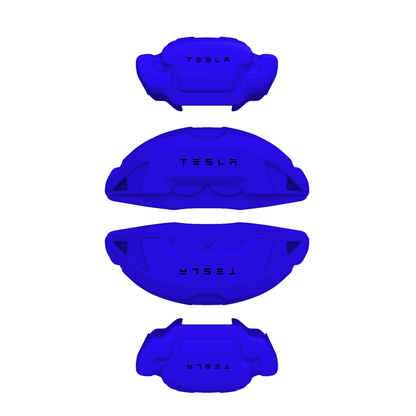 Tesla Caliper Covers – Blue Color – Custom Fit