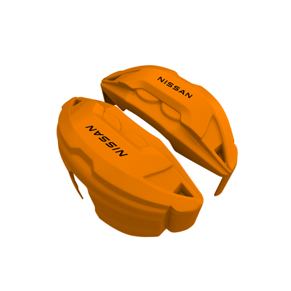 Nissan Caliper Covers – Orange Color – Custom Fit