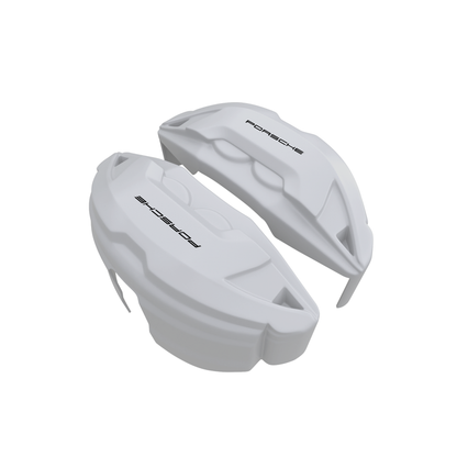 Porsche Caliper Covers – White Color – Custom Fit