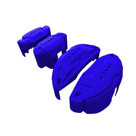 Tesla Caliper Covers – Blue Color – Custom Fit