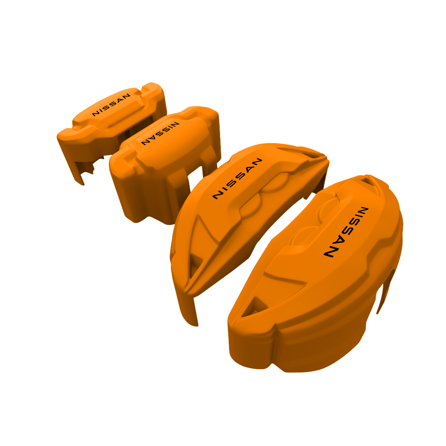 Nissan Caliper Covers – Orange Color – Custom Fit