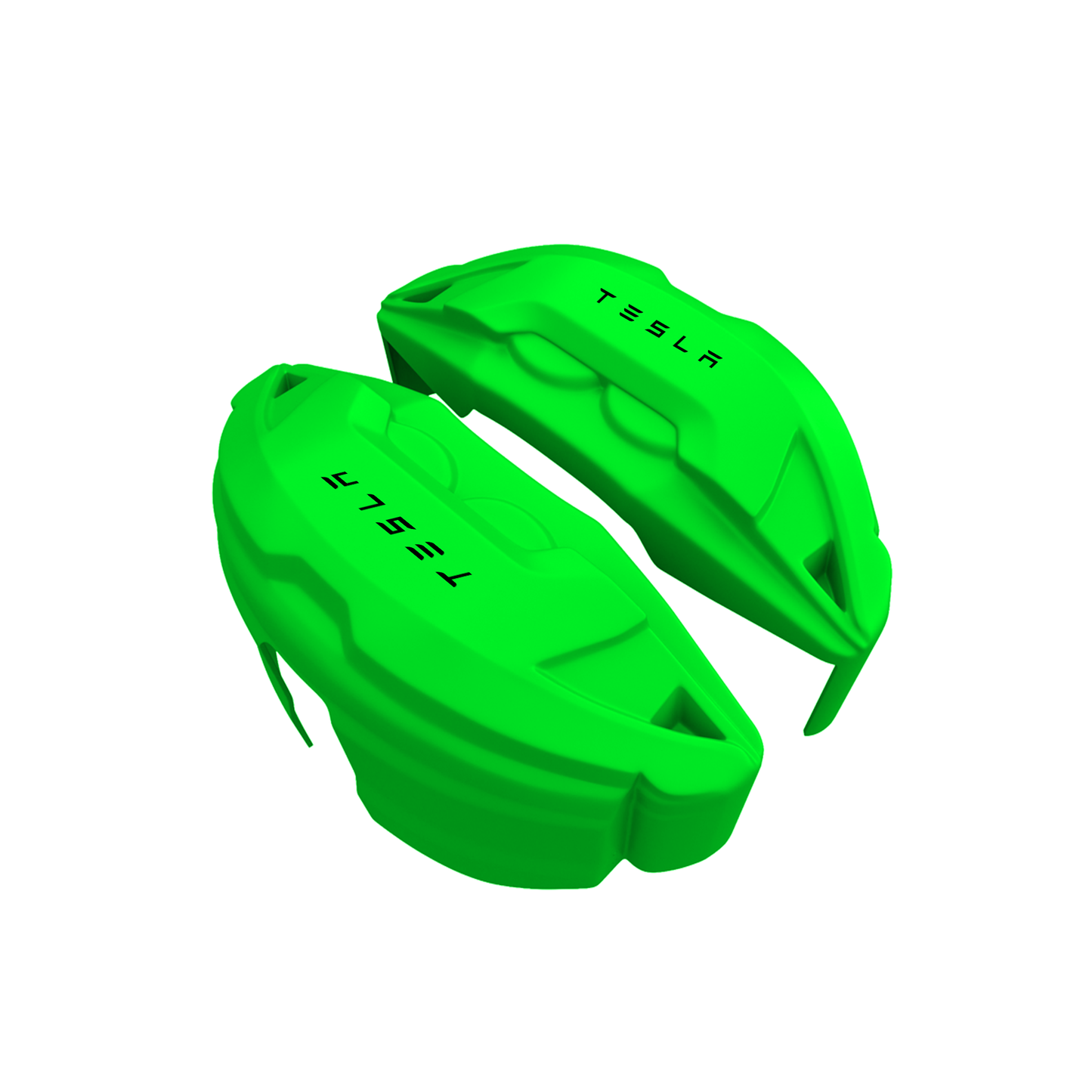 Tesla Caliper Covers – Green Color – Custom Fit