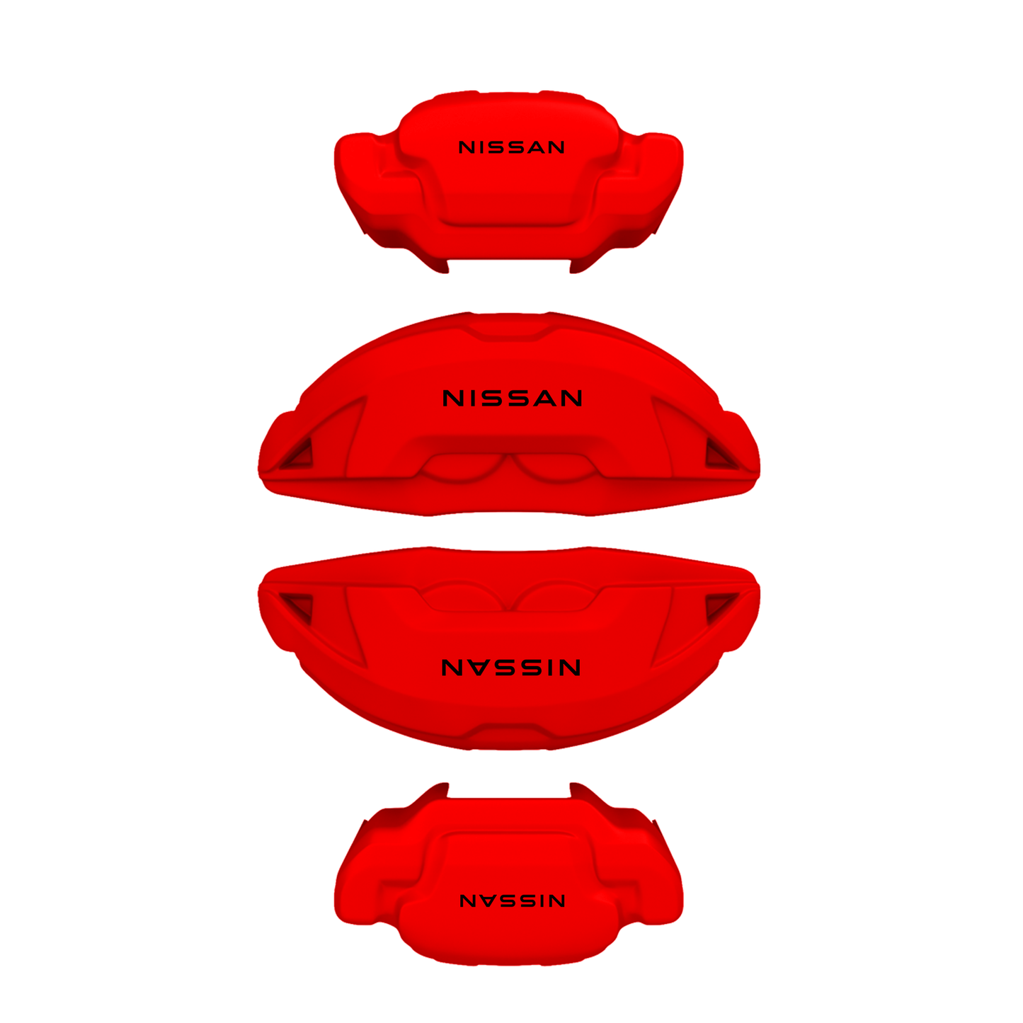 Nissan Caliper Covers – Red Color – Custom Fit