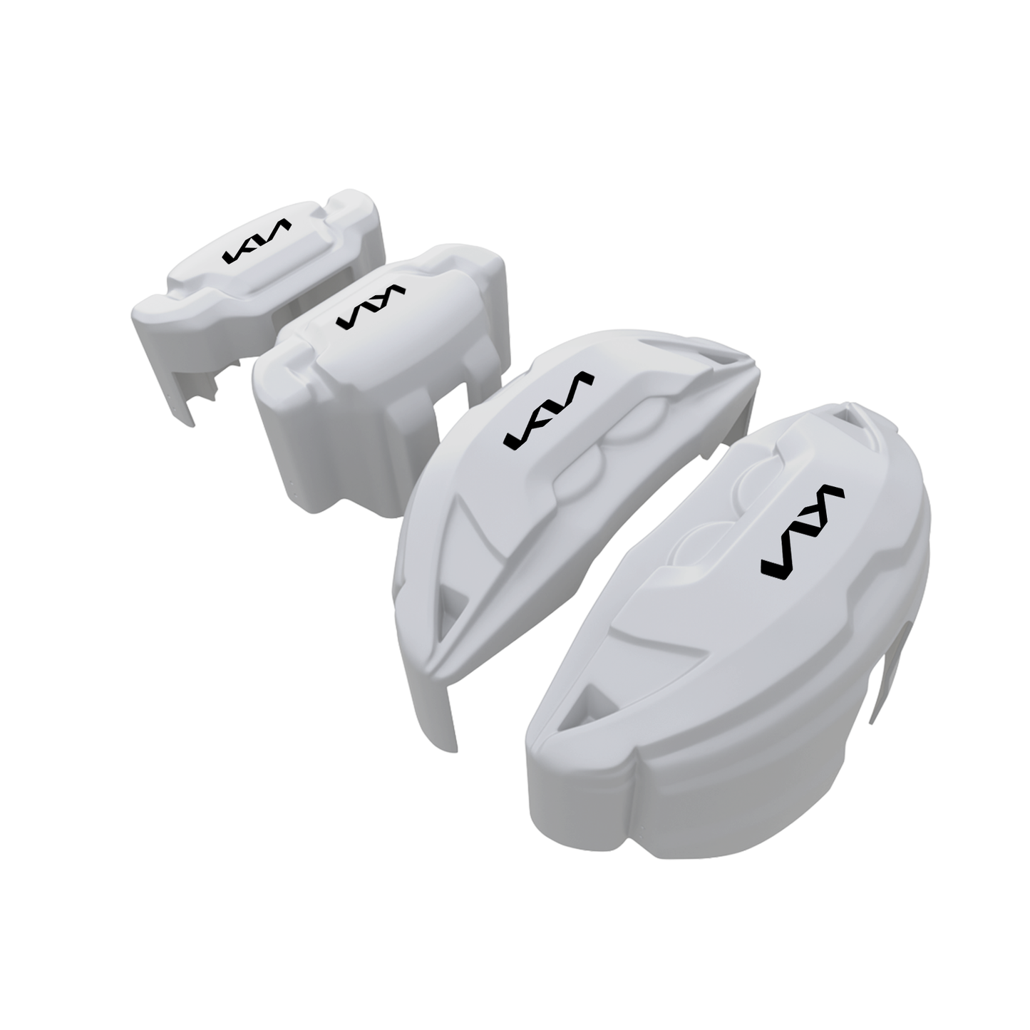 Kia Caliper Covers – White Color – Custom Fit