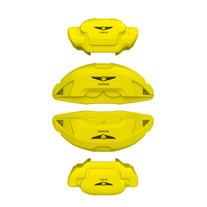 Genesis Caliper Covers – Yellow Color – Custom Fit