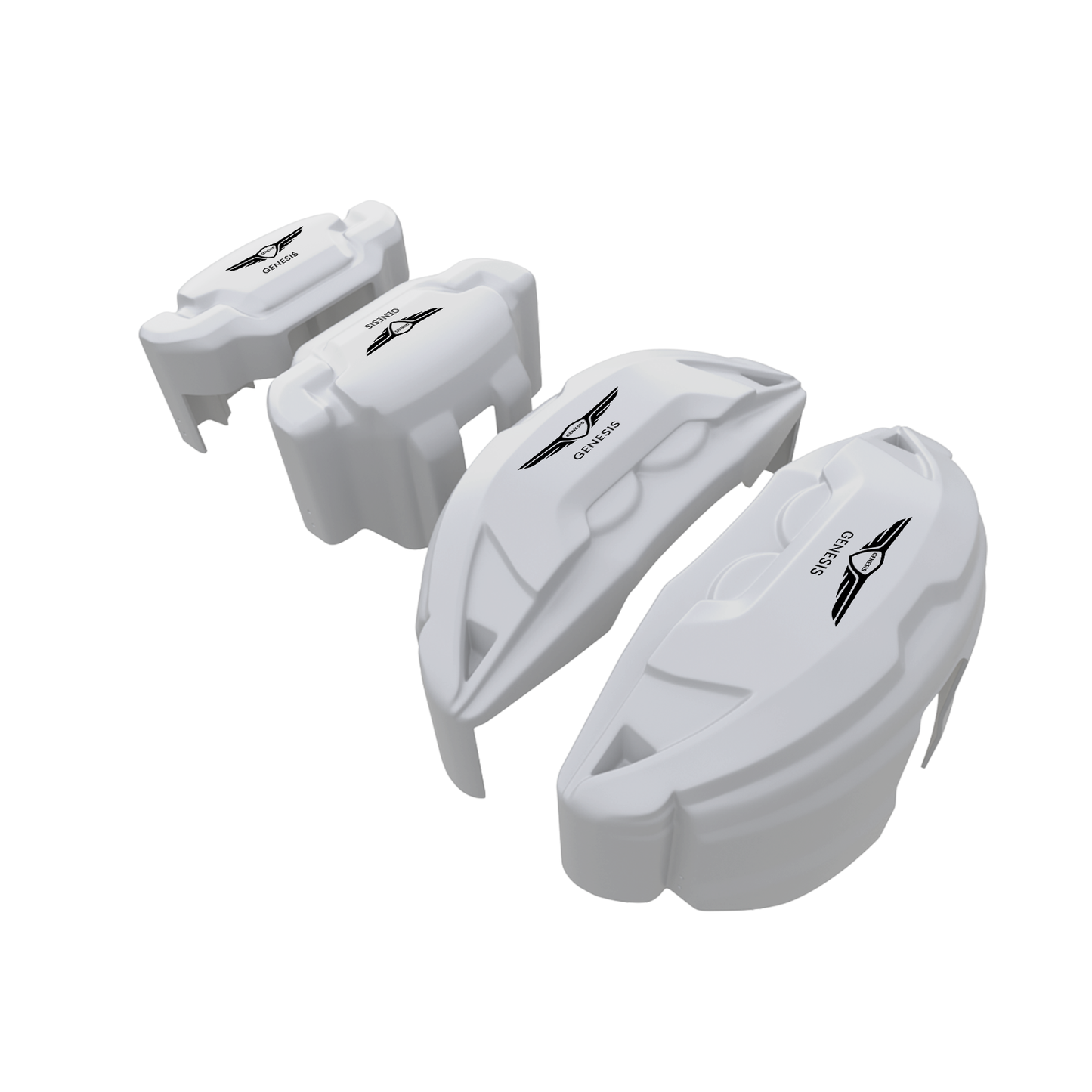 Genesis Caliper Covers – White Color – Custom Fit