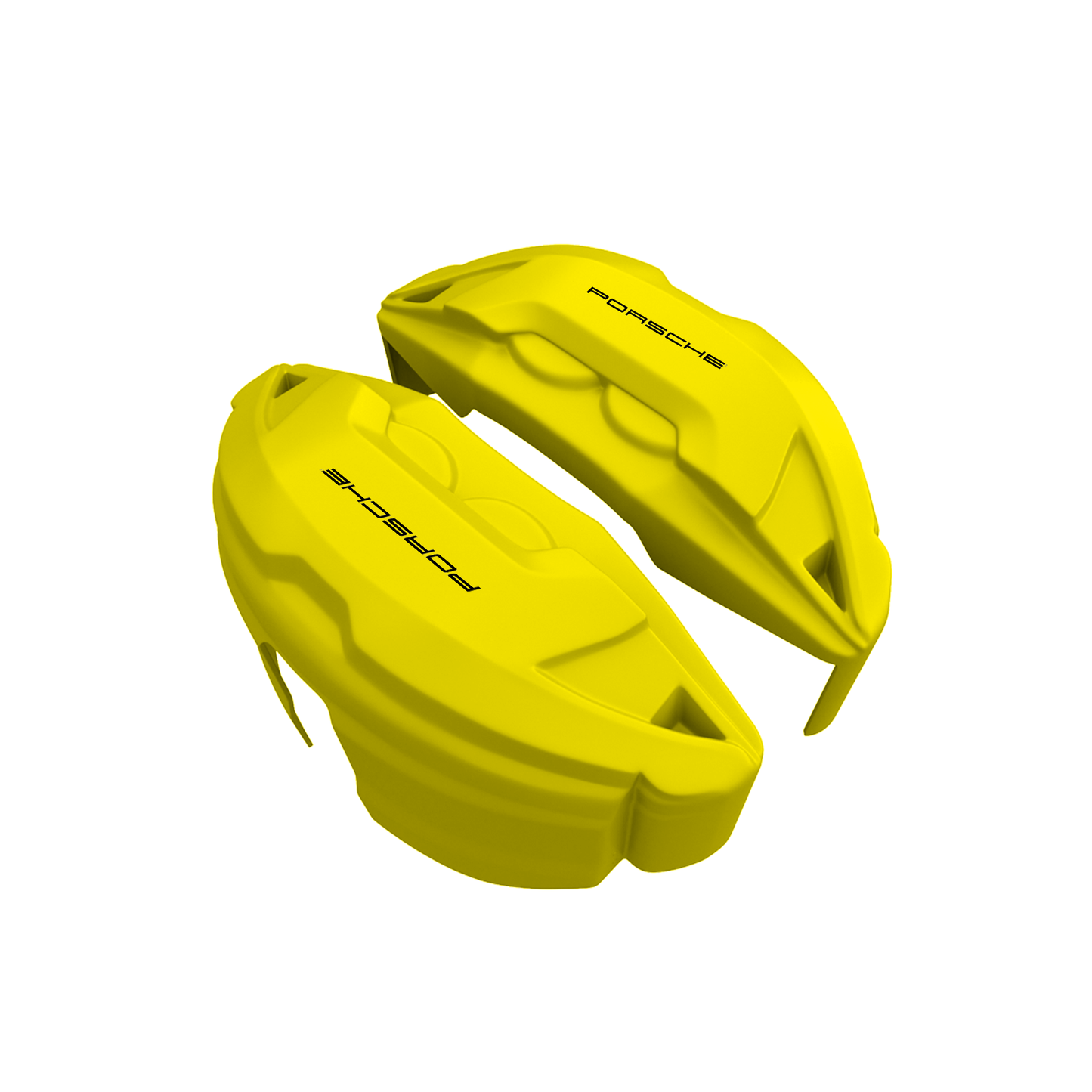 Porsche Caliper Covers – Yellow Color – Custom Fit