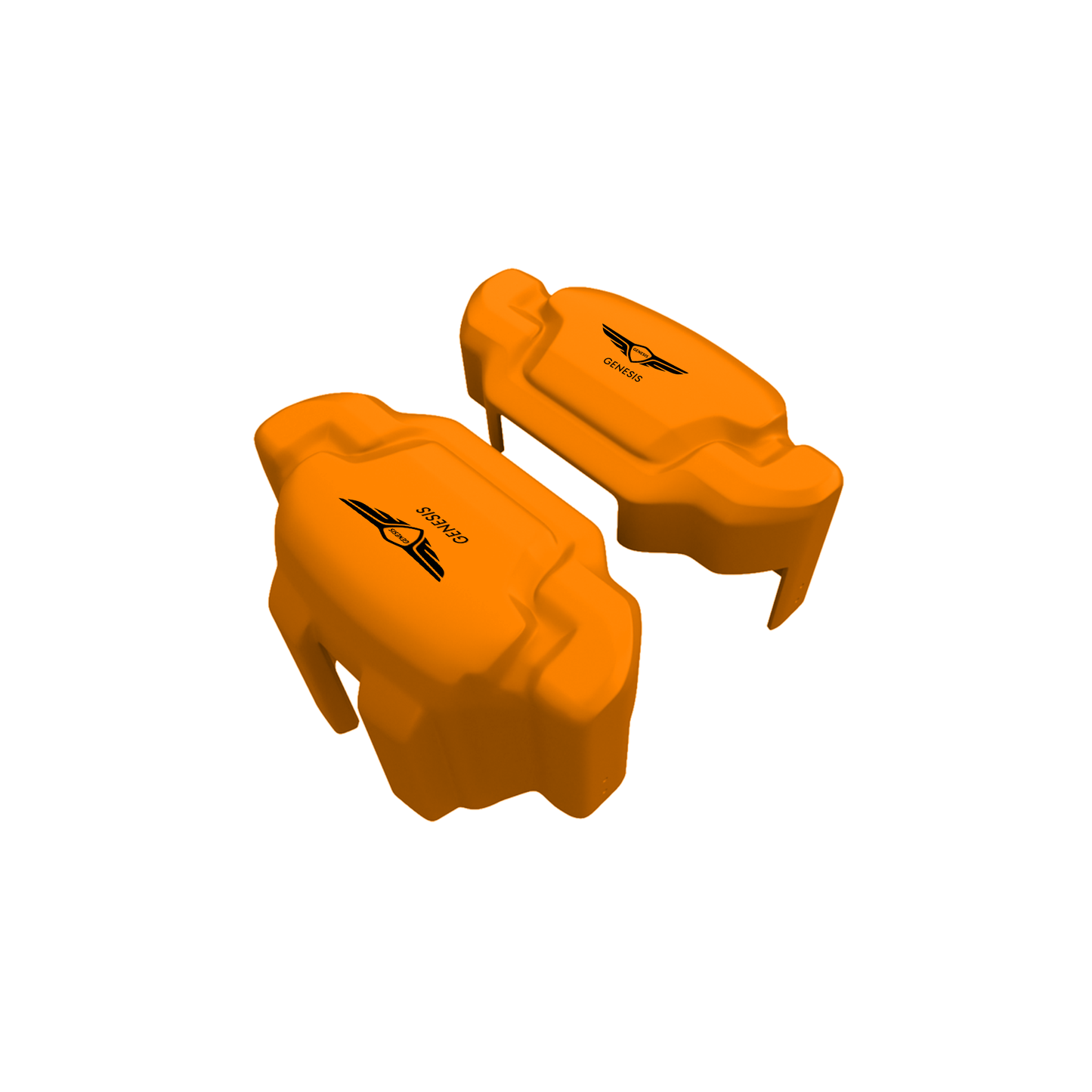 Genesis Caliper Covers – Orange Color – Custom Fit