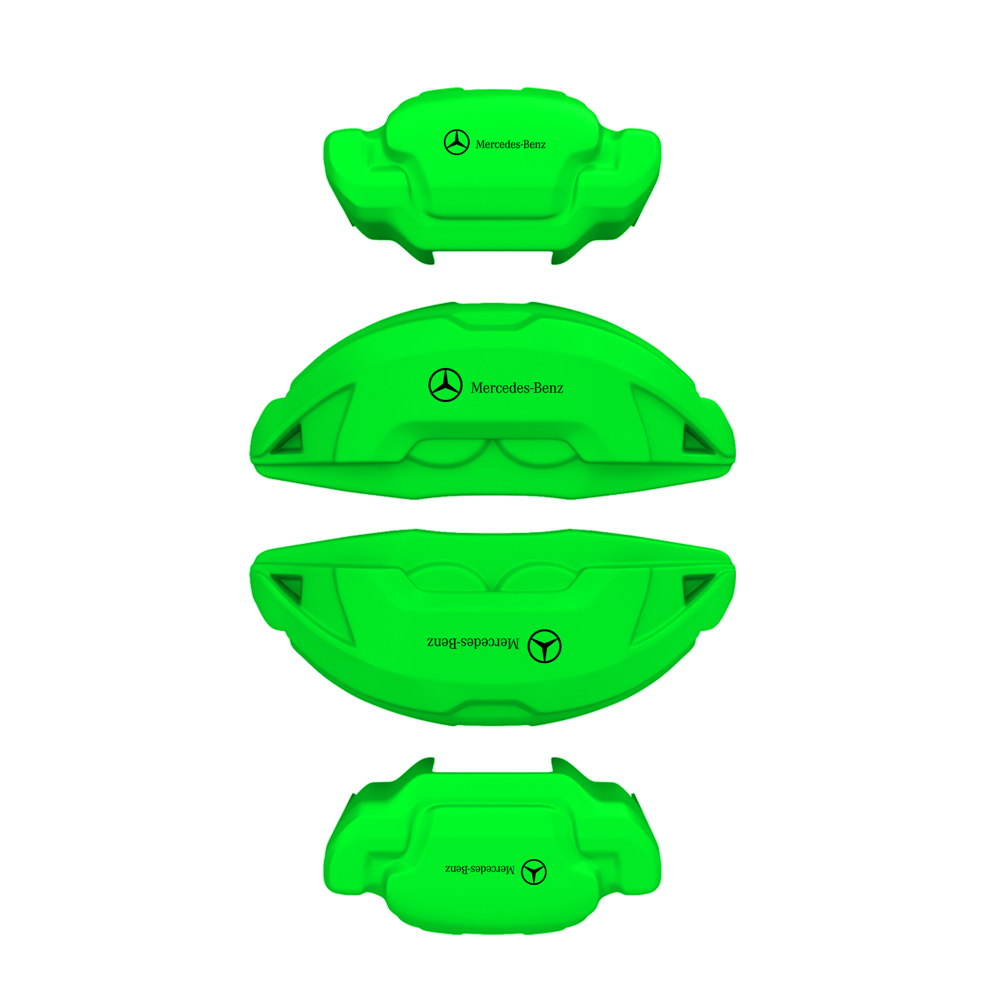 Mercedes-Benz Caliper Covers – Green Color – Custom Fit