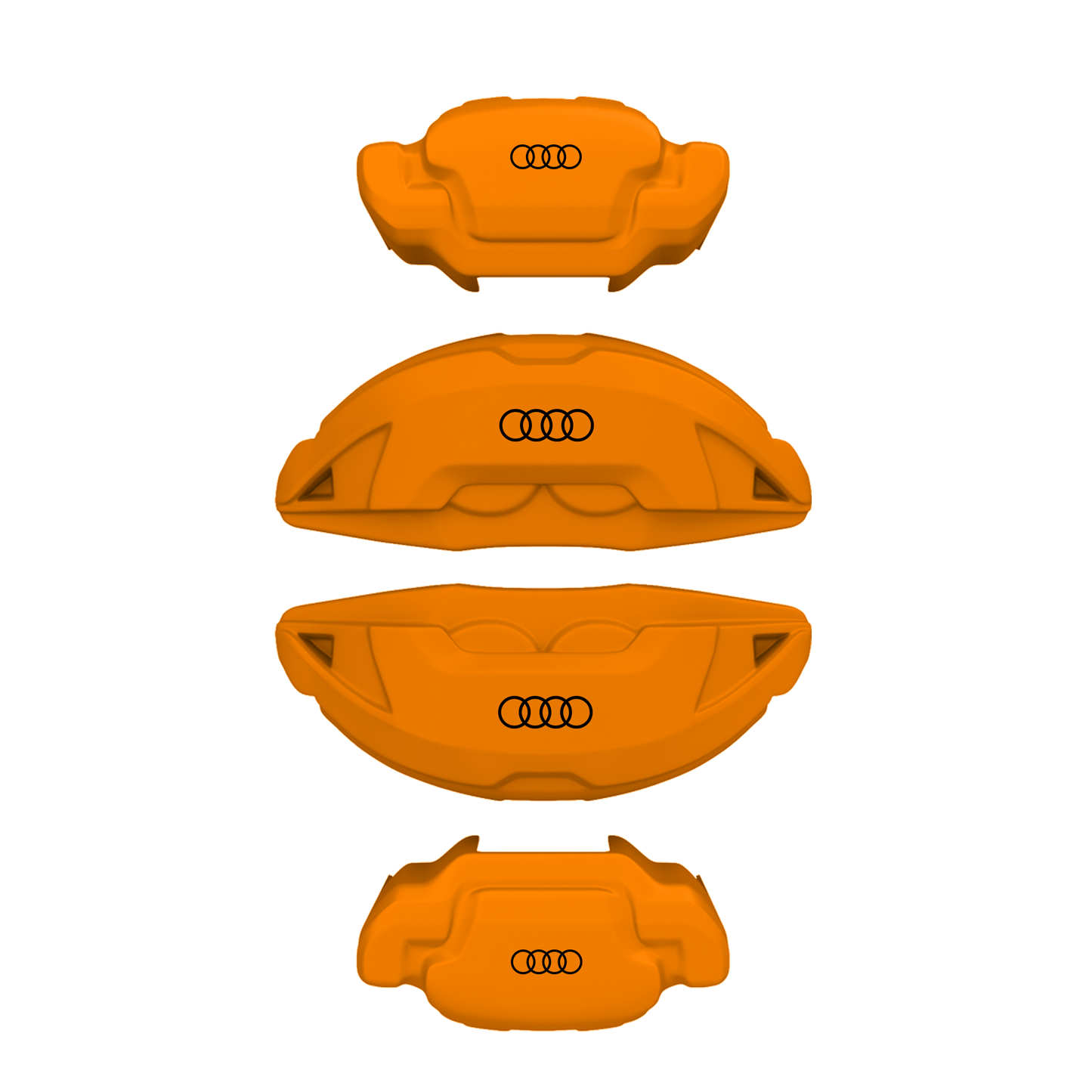 Audi Caliper Covers – Orange Color – Custom Fit