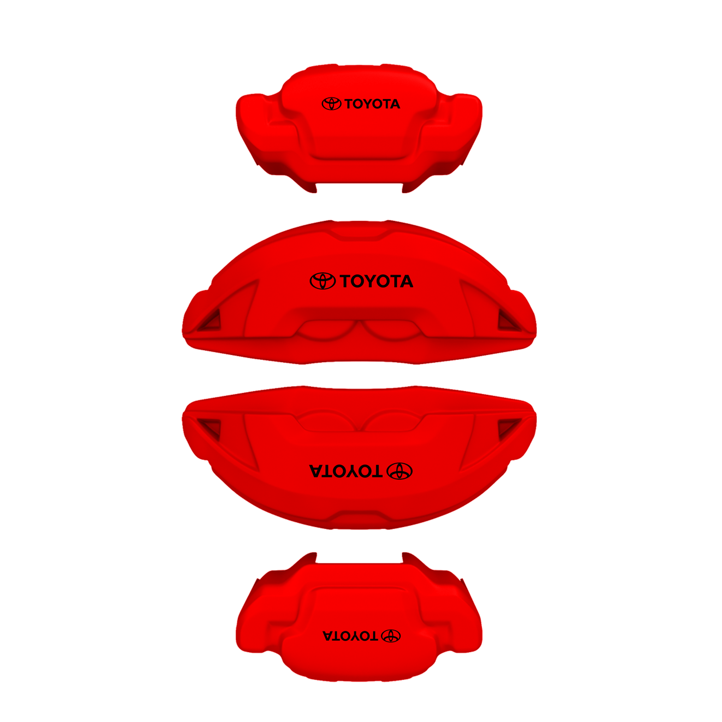 Toyota Caliper Covers – Red Color – Custom Fit