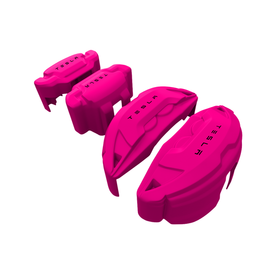 Tesla Caliper Covers – Pink Color – Custom Fit