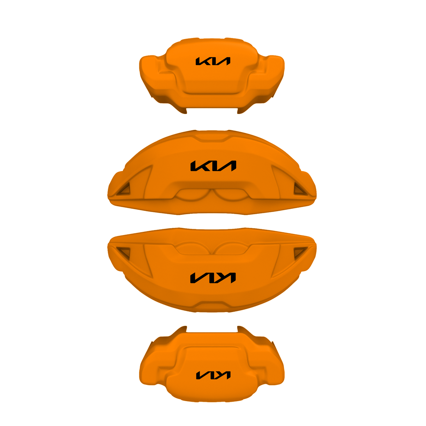 Kia Caliper Covers – Orange Color – Custom Fit