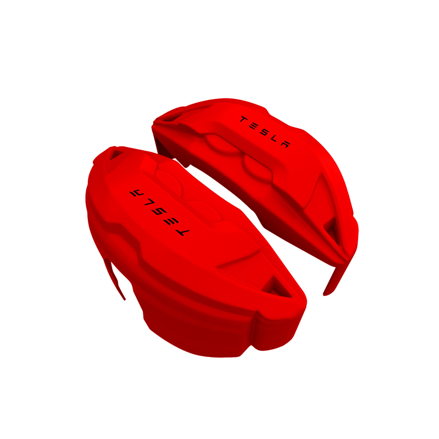 Tesla Caliper Covers – Red Color – Custom Fit
