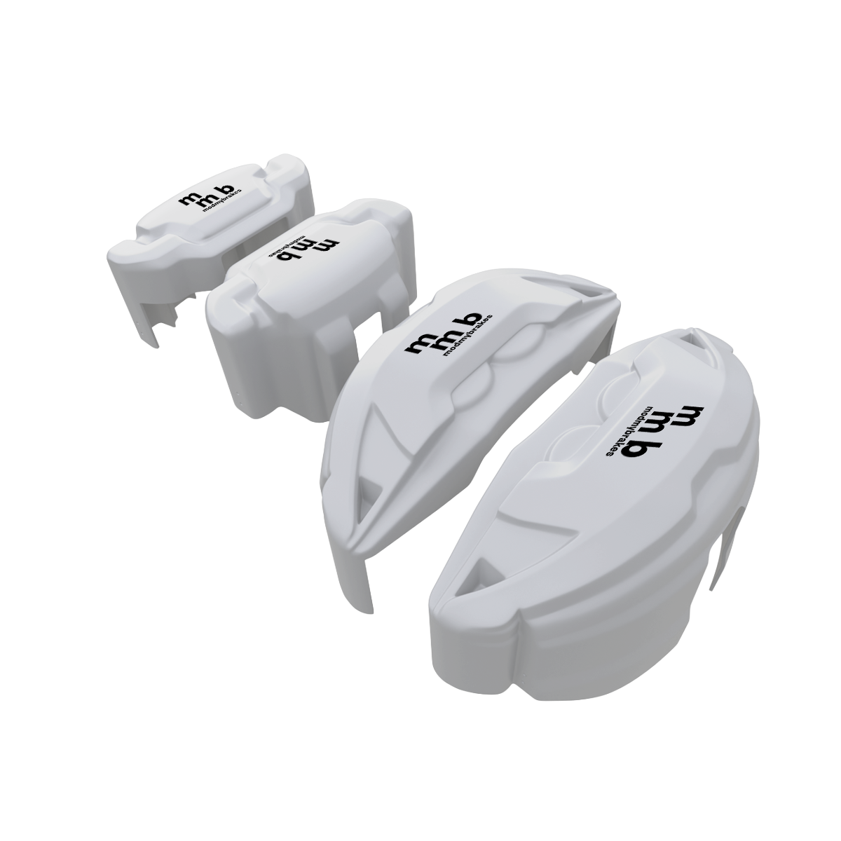 GMC Caliper Covers – White Color – Custom Fit