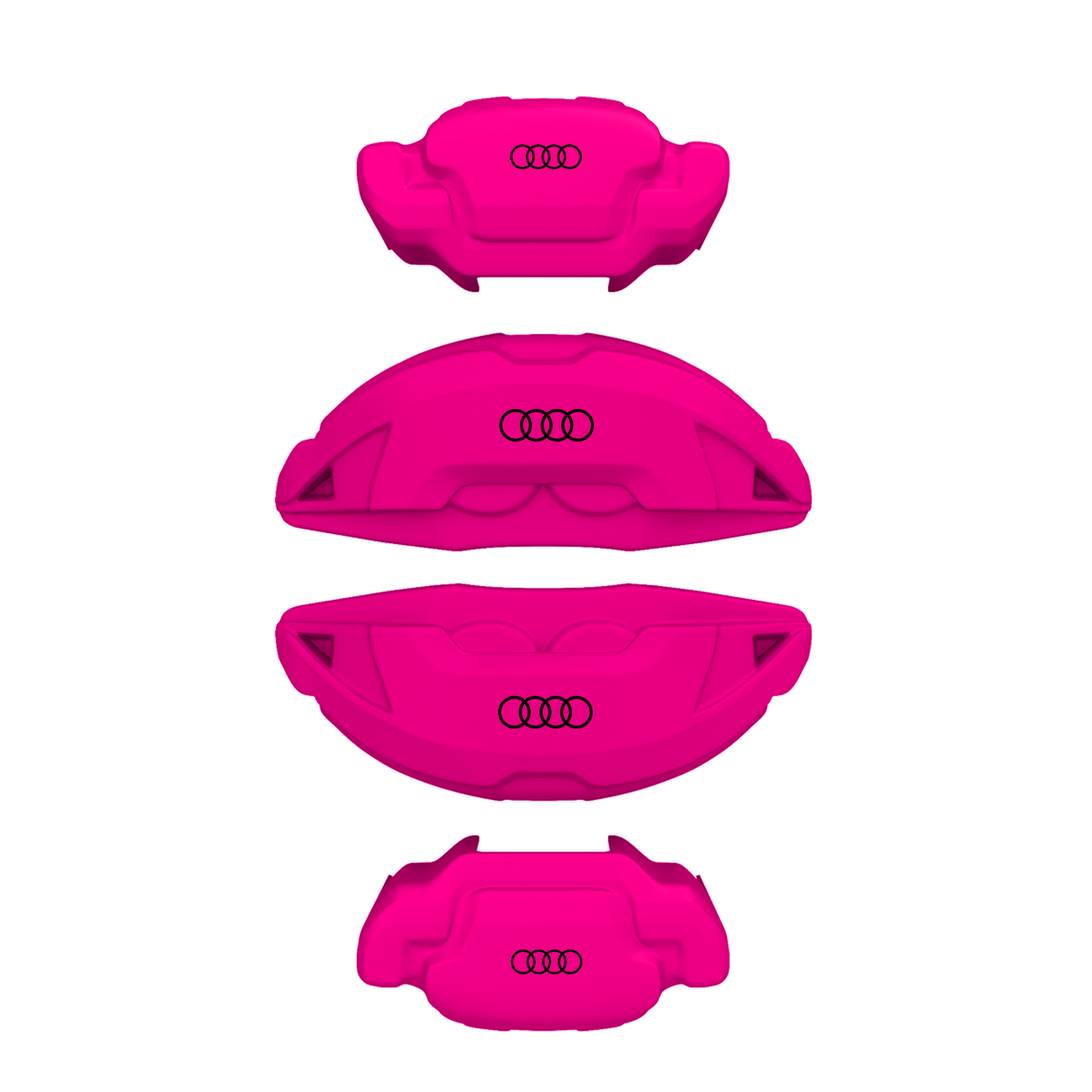 Audi Caliper Covers – Pink Color – Custom Fit