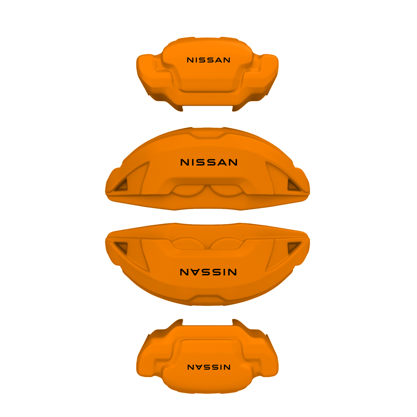 Nissan Caliper Covers – Orange Color – Custom Fit