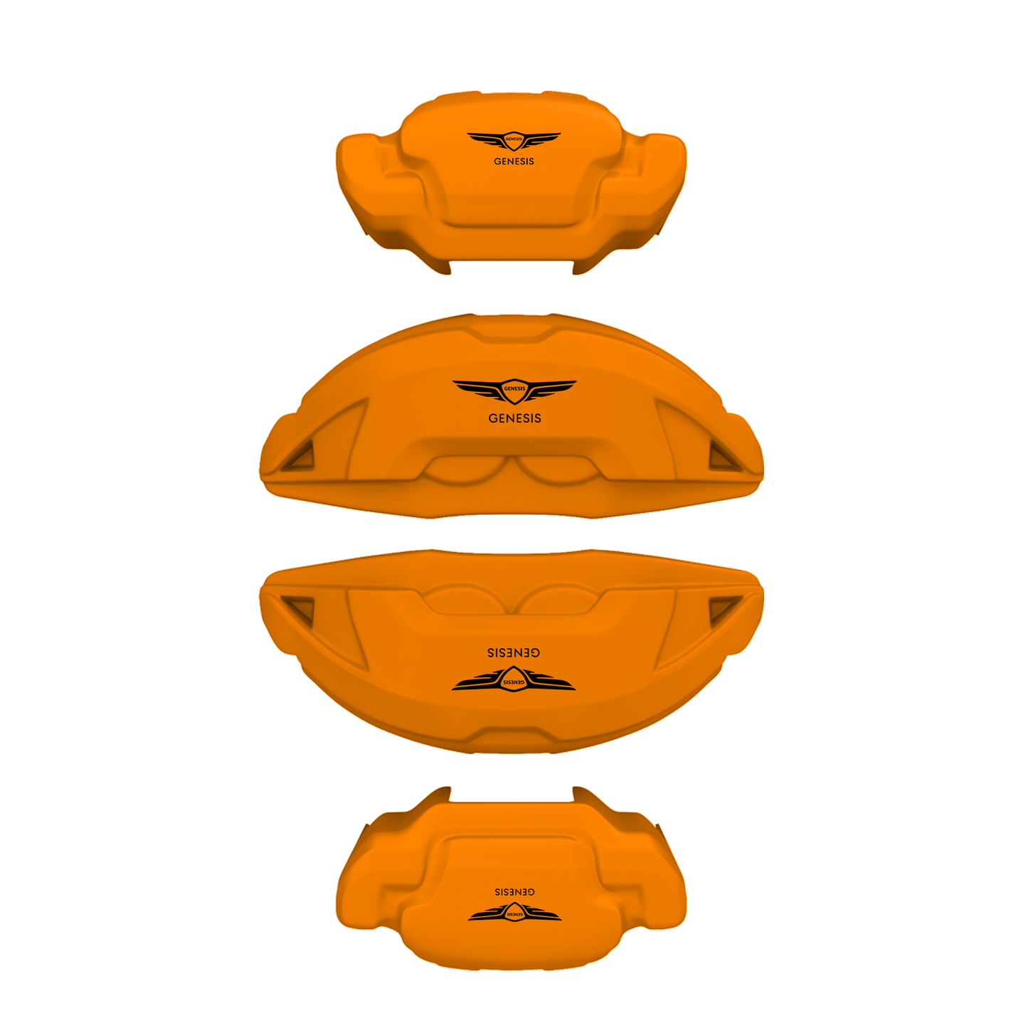 Genesis Caliper Covers – Orange Color – Custom Fit
