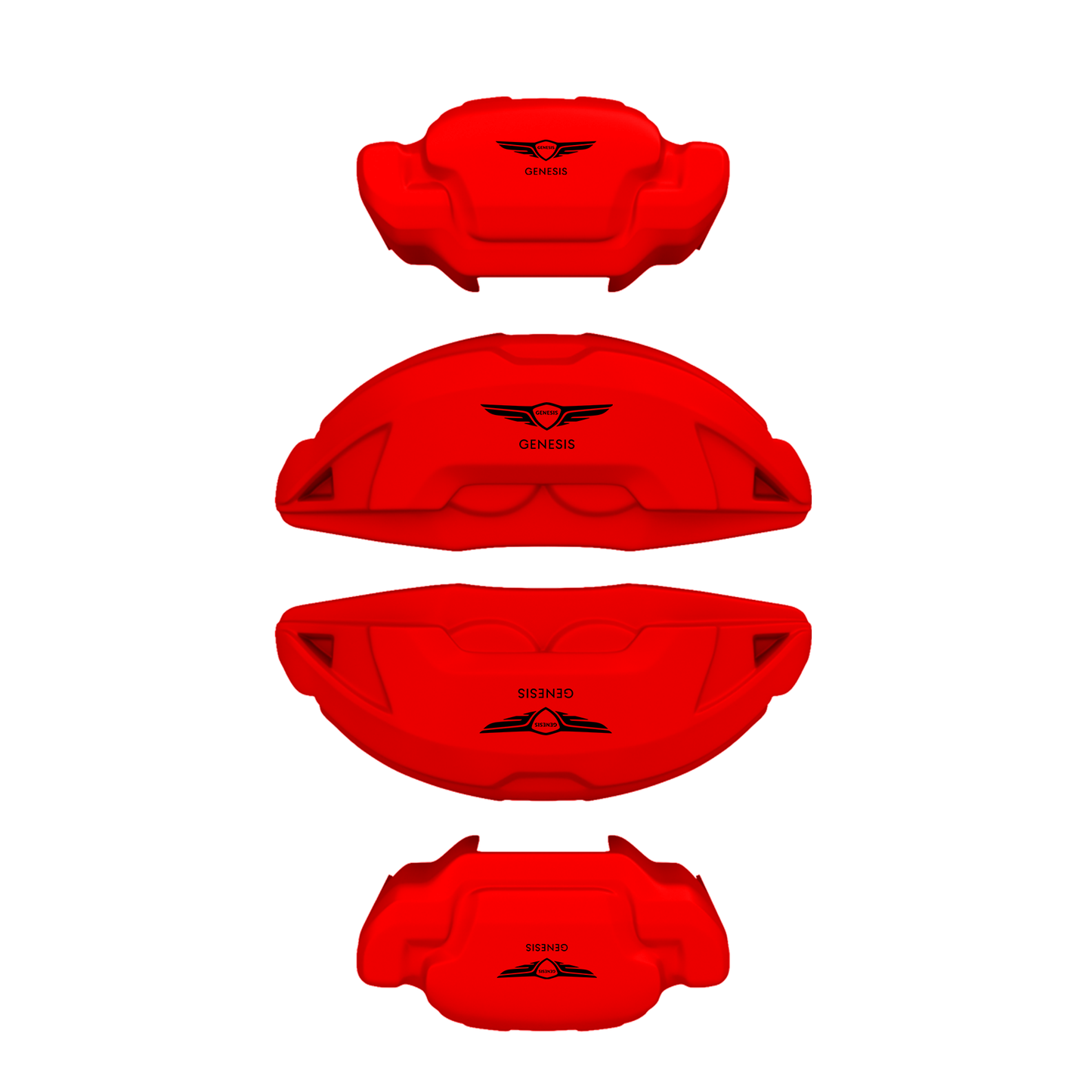 Genesis Caliper Covers – Red Color – Custom Fit