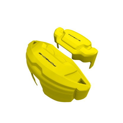 Porsche Caliper Covers – Yellow Color – Custom Fit