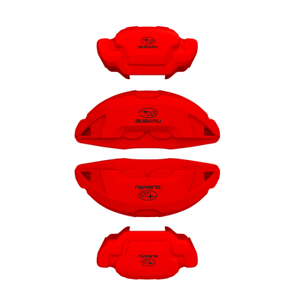 Subaru Caliper Covers – Red Color – Custom Fit