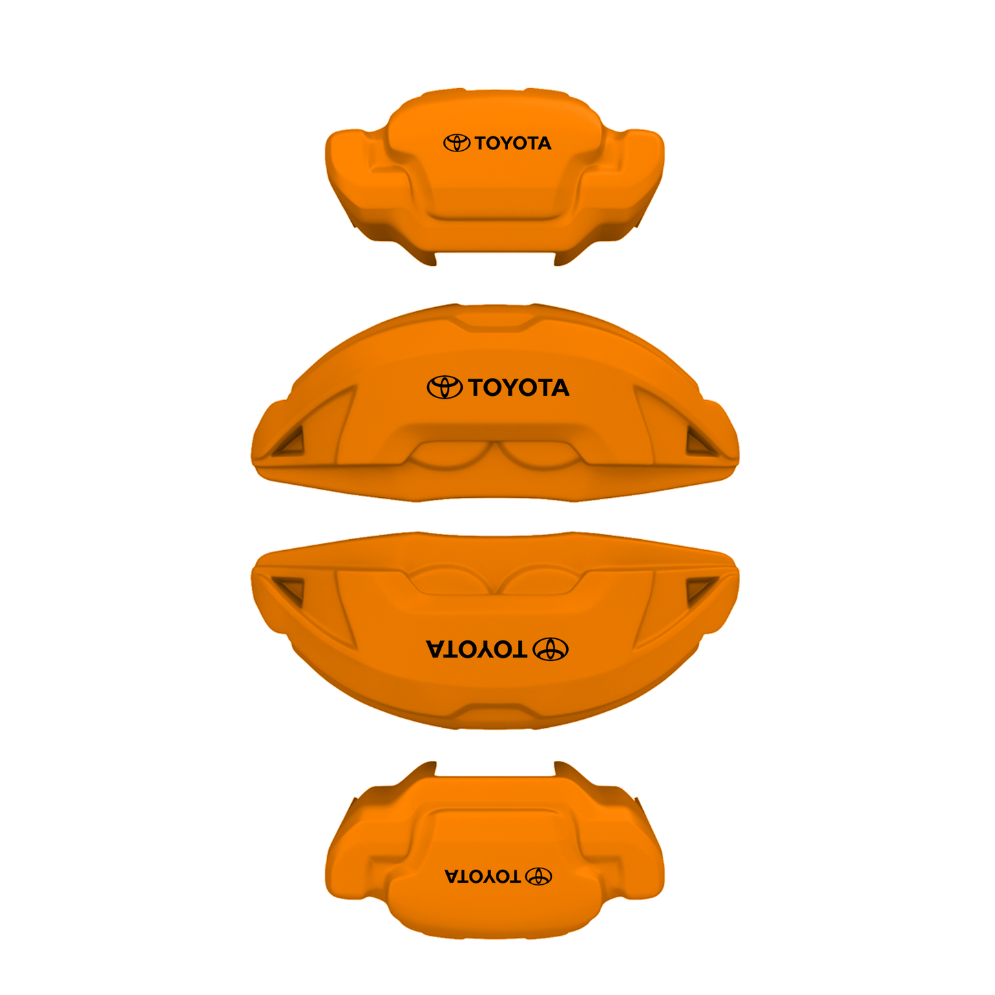 Toyota Caliper Covers – Orange Color – Custom Fit
