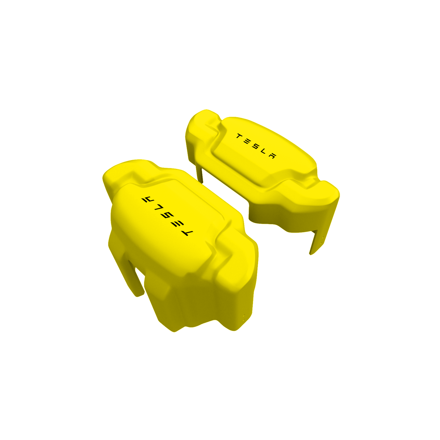 Tesla Caliper Covers – Yellow Color – Custom Fit