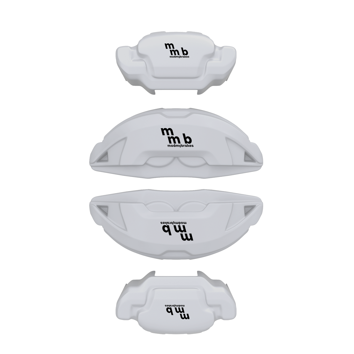 Ford Caliper Covers – White Color – Custom Fit